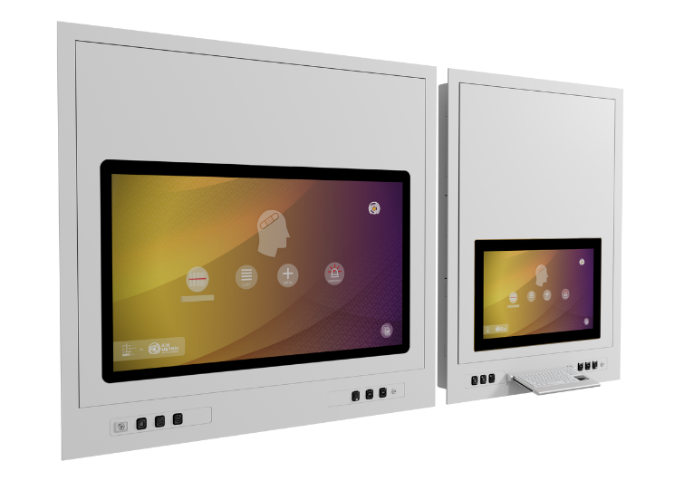 Station vidéo tout-en-un 32 et 55 pouces pour intégration en bloc opératoire