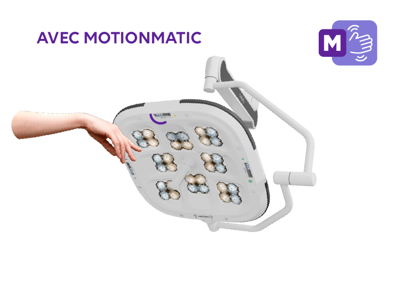 MOTION MATIC : Réglage sans contact en zone stérile